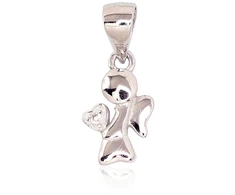 Diamond Sky Jewelry Sidabrinis pakabukas su cirkoniais „Angel XIV“