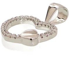 Diamond Sky Jewelry Sidabrinis pakabukas su cirkoniais „Beloved Heart IV“