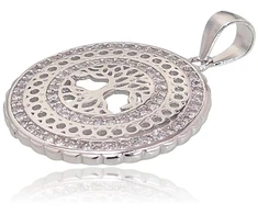 Diamond Sky Jewelry Sidabrinis pakabukas su cirkoniais „Yggdrasil III“