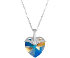Diamond Sky Jewelry Sidabrinis pakabukas „Cupid (Light Colorado Topaz Shimmer)“ su Swarovski® kristalais