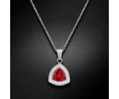 Diamond Sky Jewelry Sidabrinis pakabukas „Elemental Magic (Scarlet)“ su Swarovski® kristalais