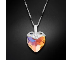 Diamond Sky Jewelry Sidabrinis pakabukas „Cupid II (Mėlyna AB)“ su Swarovski® kristalais