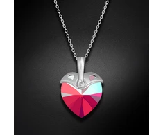 Diamond Sky Jewelry Sidabrinis pakabukas „Cupid (Light Siam Shimmer)“ su Swarovski® kristalais