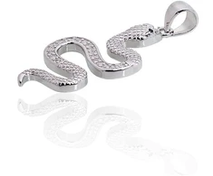 Diamond Sky Jewelry Sidabrinis pakabukas su cirkoniais „Gyvatė II“