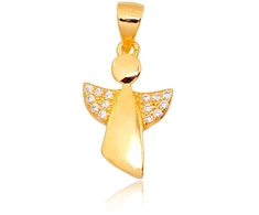 Diamond Sky Jewelry Sidabrinis pakabukas su cirkoniais „Angel XVII“