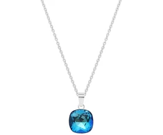Diamond Sky Jewelry Sidabrinis pakabukas „Glare (Bermuda Mėlyna)“ su Swarovski® kristalais