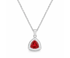 Diamond Sky Jewelry Sidabrinis pakabukas „Elemental Magic (Scarlet)“ su Swarovski® kristalais