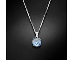 Diamond Sky Jewelry Sidabrinis pakabukas „Glare (Aquamarine)“ su Swarovski® kristalais