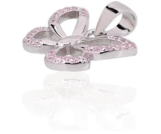 Diamond Sky Jewelry Sidabrinis pakabukas su cirkoniais „Butterfly“