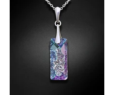 Diamond Sky Jewelry Sidabrinis pakabukas „Growing Crystal II (Vitrail Light)“ su Swarovski® kristalais
