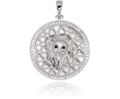 Diamond Sky Jewelry Sidabrinis pakabukas su cirkoniais „Leo“