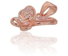 Diamond Sky Jewelry Sidabrinis pakabukas su cirkoniais „Butterfly III“