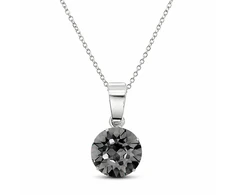 Diamond Sky Jewelry Sidabrinis pakabukas „Classic (Sidabrinis Night)“ su Swarovski® kristalais