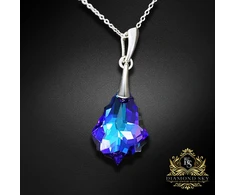 Diamond Sky Jewelry Sidabrinis pakabukas „Baroque IV (Heliotrope)“ su Swarovski® kristalais