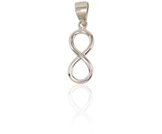 Diamond Sky Jewelry Sidabrinis pakabukas „Infinity Knot II“
