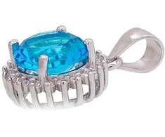 Diamond Sky Jewelry Sidabrinis pakabukas su cirkoniais „Širdys ir Strėlės III“