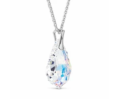 Diamond Sky Jewelry Sidabrinis pakabukas „Baroque V (Aurora Borealis)“ su Swarovski® kristalais