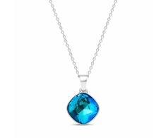 Diamond Sky Jewelry Sidabrinis pakabukas „Glare II (Bermuda Mėlyna)“ su Swarovski® kristalais