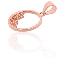 Diamond Sky Jewelry Sidabrinis pakabukas su cirkoniais „Stardust Circle“