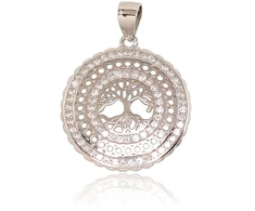 Diamond Sky Jewelry Sidabrinis pakabukas su cirkoniais „Yggdrasil III“