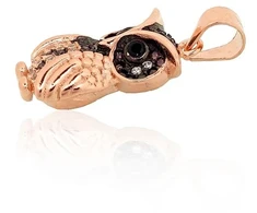 Diamond Sky Jewelry Sidabrinis pakabukas su cirkoniais „Owlet“