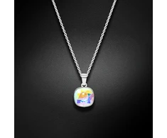 Diamond Sky Jewelry Sidabrinis pakabukas „Glare (Aurora Borealis)“ su Swarovski® kristalais