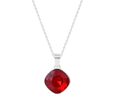 Diamond Sky Jewelry Sidabrinis pakabukas „Glare II (Siam)“ su Swarovski® kristalais