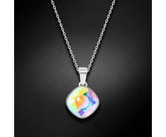 Diamond Sky Jewelry Sidabrinis pakabukas „Glare II (Aurora Borealis)“ su Swarovski® kristalais