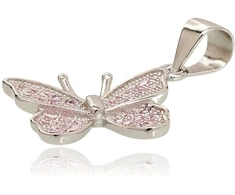 Diamond Sky Jewelry Sidabrinis pakabukas su cirkoniais „Butterfly VIII“