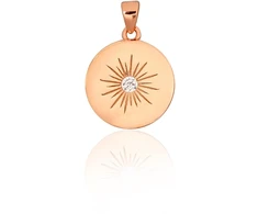 Diamond Sky Jewelry Sidabrinis pakabukas su cirkoniais „Starburst II“