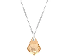 Diamond Sky Jewelry Sidabrinis pakabukas „Baroque V (Golden Shadow)“ su Swarovski® kristalais