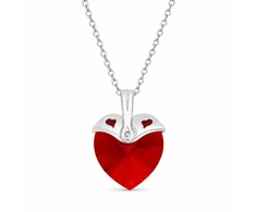 Diamond Sky Jewelry Sidabrinis pakabukas „Cupid (Siam)“ su Swarovski® kristalais
