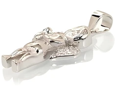 Diamond Sky Jewelry Sidabrinis pakabukas su cirkoniais „Angel XIII“