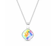 Diamond Sky Jewelry Sidabrinis pakabukas „Glare II (Aurora Borealis)“ su Swarovski® kristalais
