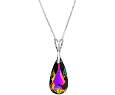 Diamond Sky Jewelry Sidabrinis pakabukas „Rainbow Waterfall (Vitrail Medium)“ su Swarovski® kristalais
