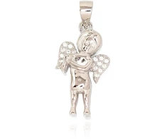 Diamond Sky Jewelry Sidabrinis pakabukas su cirkoniais „Angel XIII“