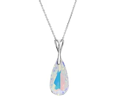 Diamond Sky Jewelry Sidabrinis pakabukas „Rainbow Waterfall (Aurora Borealis)“ su Swarovski® kristalais