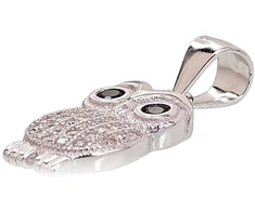Diamond Sky Jewelry Sidabrinis pakabukas su cirkoniais „Owl VI“