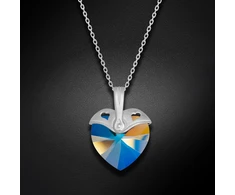 Diamond Sky Jewelry Sidabrinis pakabukas „Cupid (Light Colorado Topaz Shimmer)“ su Swarovski® kristalais