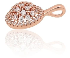 Diamond Sky Jewelry Sidabrinis pakabukas su cirkoniais „Brocade“