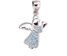 Diamond Sky Jewelry Sidabrinis pakabukas su cirkoniais „Angel XVI“