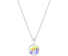 Diamond Sky Jewelry Sidabrinis pakabukas „Glare (Aurora Borealis)“ su Swarovski® kristalais