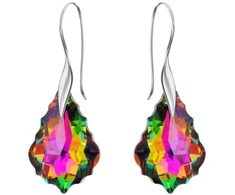 Diamond Sky Jewelry Sidabrinis papuošalų rinkinys moterims „Baroque IV (Vitrail Medium)“ su Swarovski® kristalais