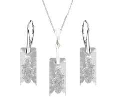 Diamond Sky Jewelry Sidabrinis papuošalų rinkinys moterims „Growing Crystal II“ su Swarovski® kristalais