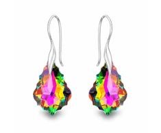 Diamond Sky Jewelry Sidabrinis papuošalų rinkinys moterims „Baroque IV (Vitrail Medium)“ su Swarovski® kristalais