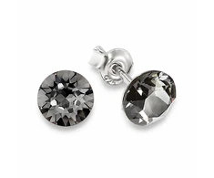 Diamond Sky Jewelry Sidabrinis papuošalų rinkinys moterims „Classic (Sidabrinis Night)“ su Swarovski® kristalais