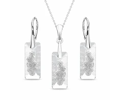 Diamond Sky Jewelry Sidabrinis papuošalų rinkinys moterims „Growing Crystal II“ su Swarovski® kristalais