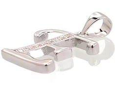 Diamond Sky Jewelry Sidabrinis raidės pakabukas su cirkoniais „E“