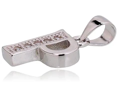 Diamond Sky Jewelry Sidabrinis raidės pakabukas su cirkoniais „P“