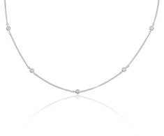 Diamond Sky Jewelry Sidabrinis vėrinys su cirkoniais „Chandelier Row“